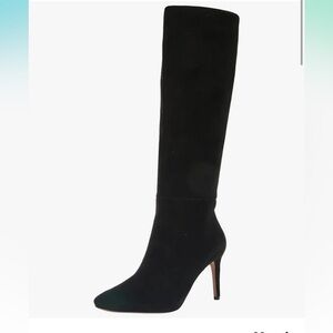 Vince Camuto Arendie Black Suede Knee-High Women's Boots 6.5